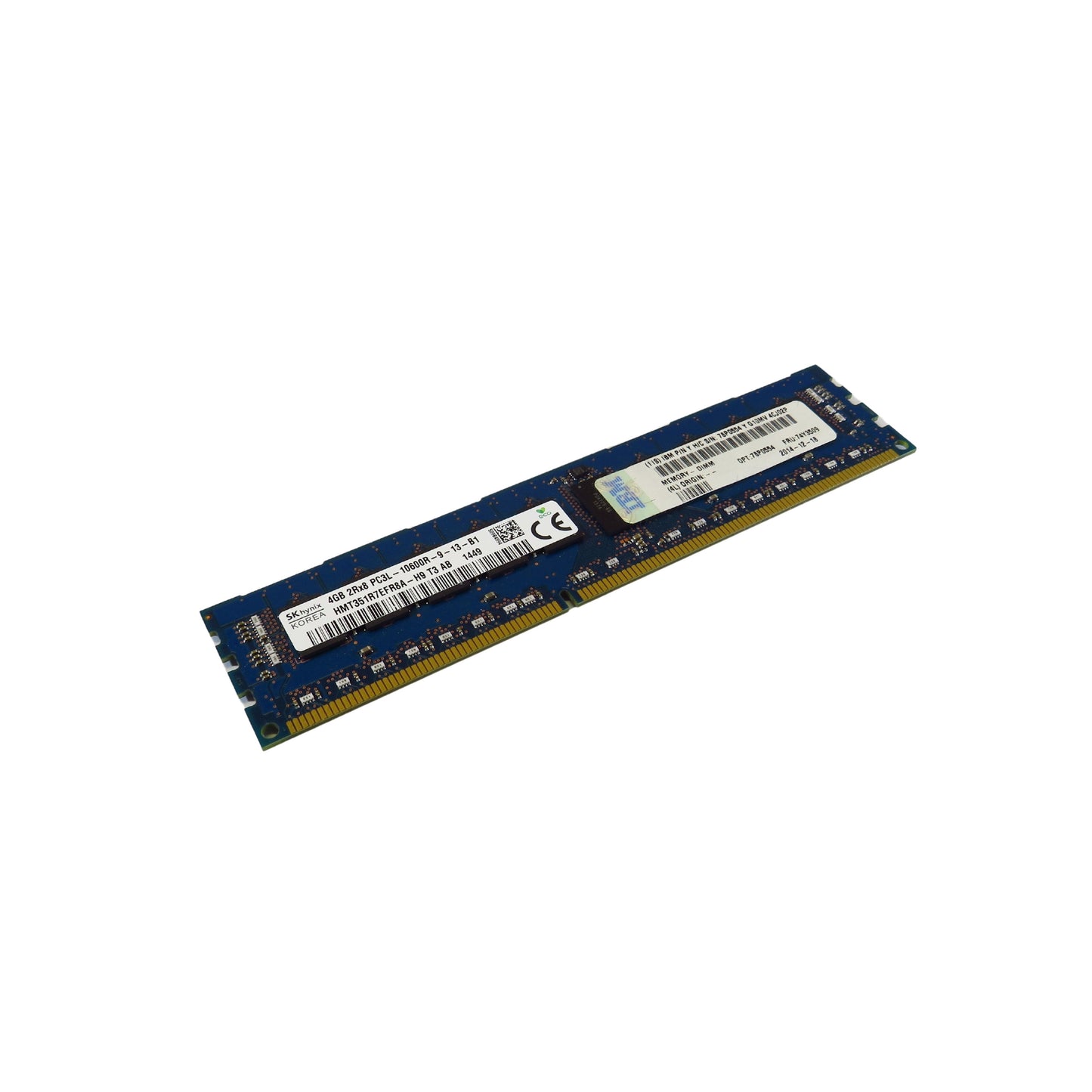 Hynix HMT351R7EFR8A-H9 4GB 2Rx8 PC3L-10600 1333MHz DDR3 Server Memory (Refurbished)