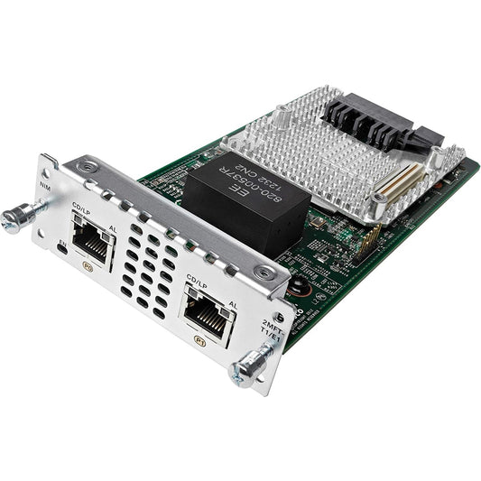 Cisco NIM-2MFT-T1/E1 2 Port Multi-flex Trunk Voice/Clear-channel T1/E1 Module (Refurbished)