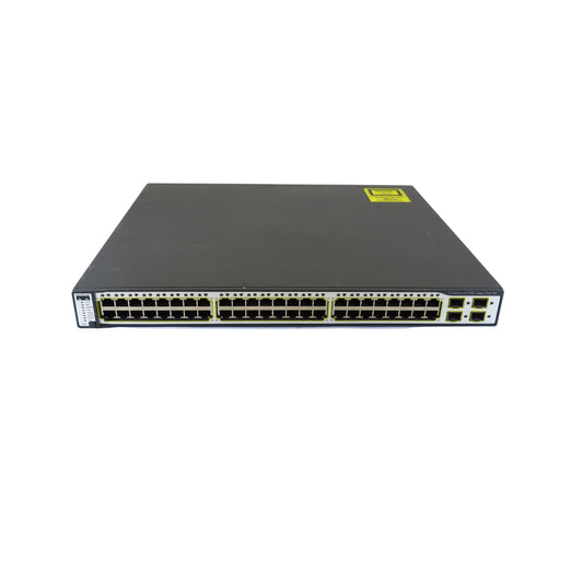 Cisco WS-C3750G-48PS-S Catalyst 3750G 48 Port 10/100/1000 PoE-48 Switch (Refurbished)