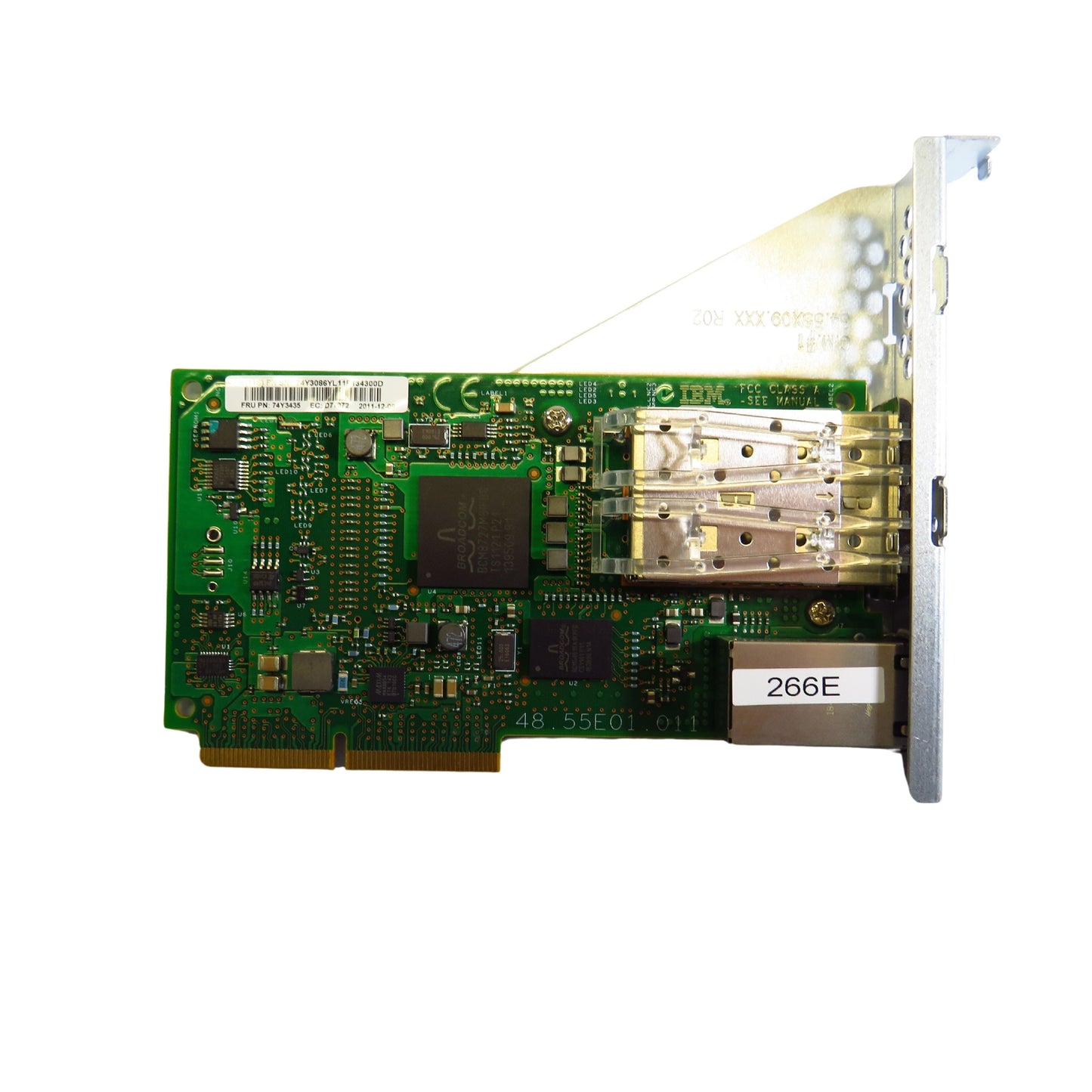 IBM 74Y3435 266E Dual-Port 10Gb IVE/HEA Fibre Channel SFP+ pSeries Card (Refurbished)