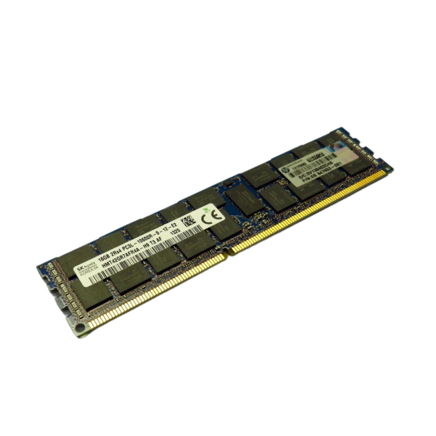 HP 647653-081 16GB 2Rx4 PC3L-10600R 1333MHz ECC DDR3 RDIMM Server Memory (Refurbished)