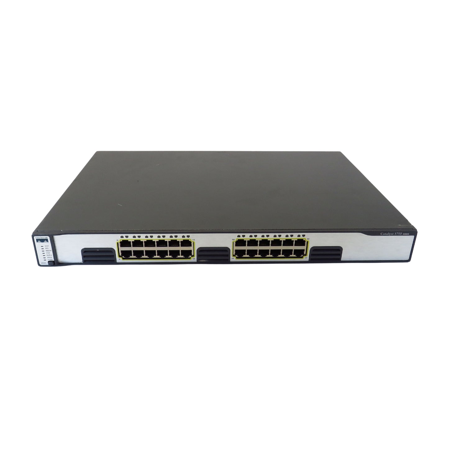 Cisco WS-C3750G-24T-S Catalyst 3750 24 Port Gigabit Ethernet Switch (Refurbished)