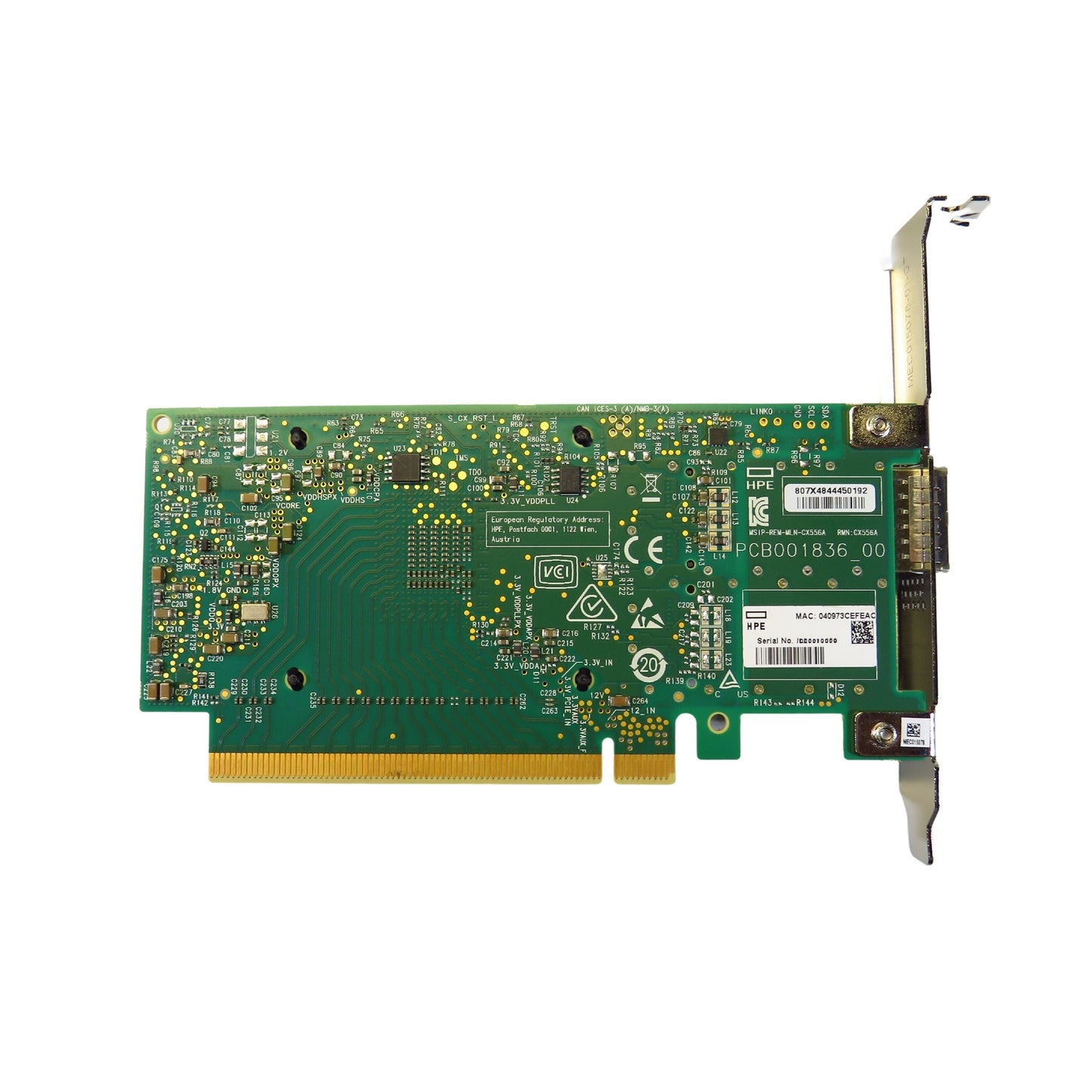 HPE 877697-001 874251-001 874253-B21 Eternet 100GB 1 Port 842QSFP28 Adapter Card (Refurbished)