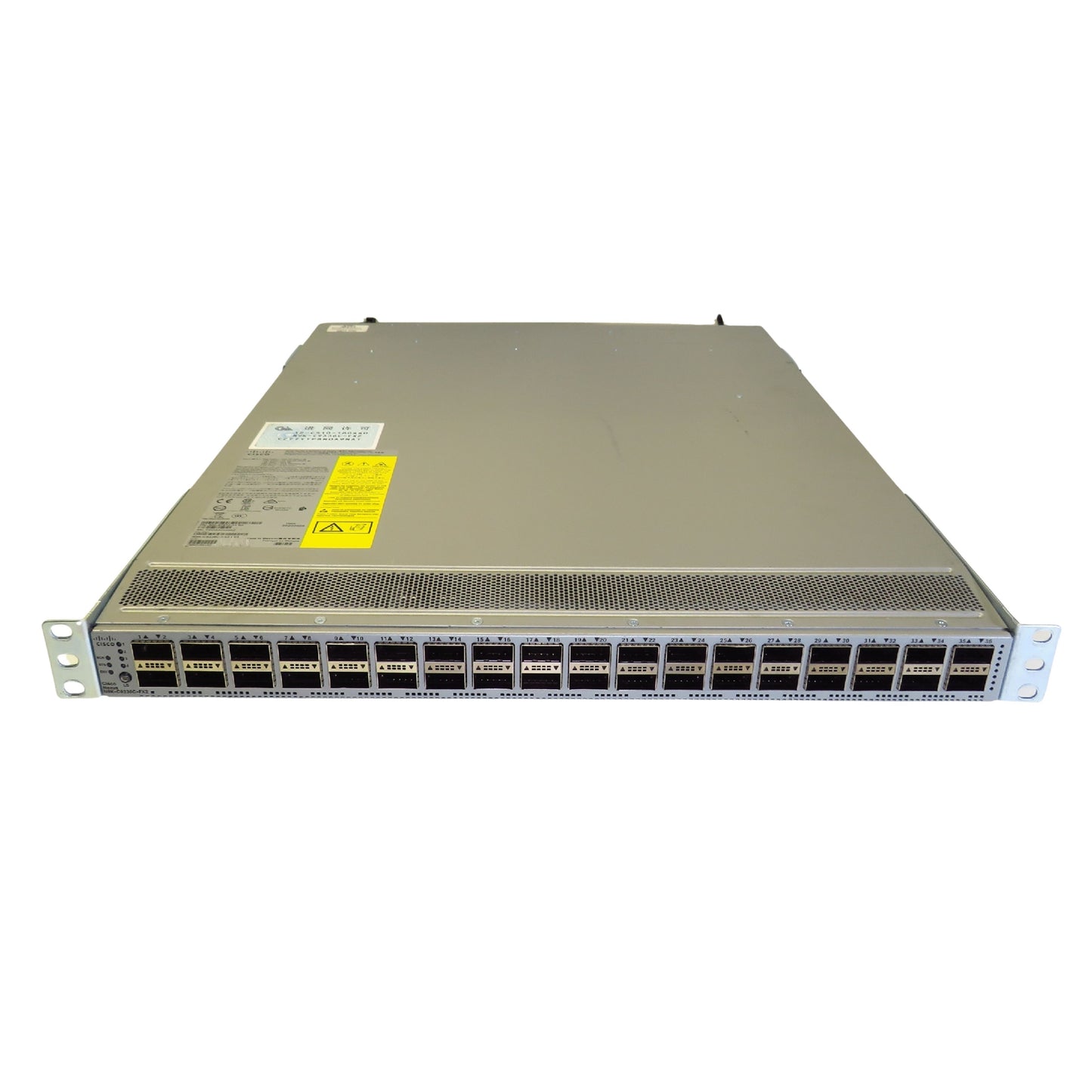 Cisco N9K-C9336C-FX2 Nexus 9K Fixed with 36p 40G/100G QSFP28 Switch (Refurbished)