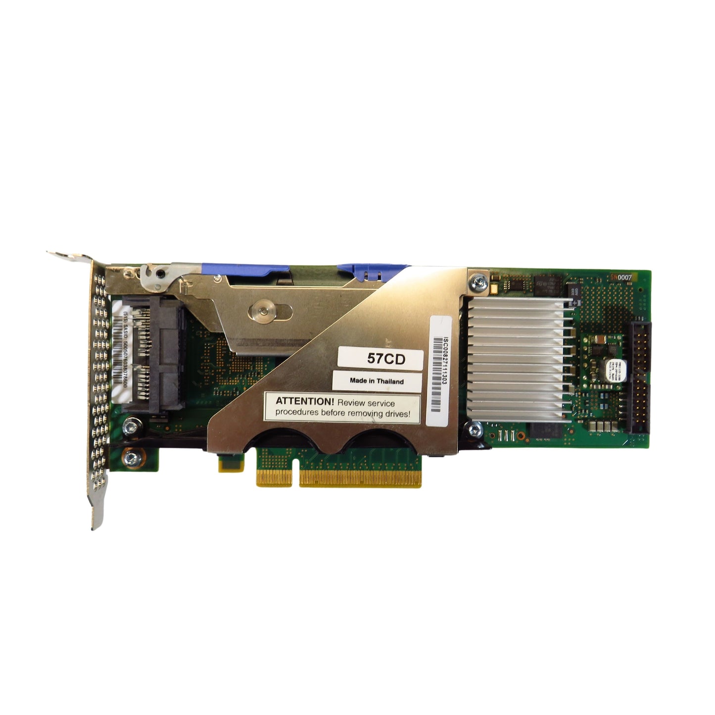 IBM 74Y6413 57CD PCIe RAID & SSD SAS 3Gbps pSeries Adapter (Refurbished)