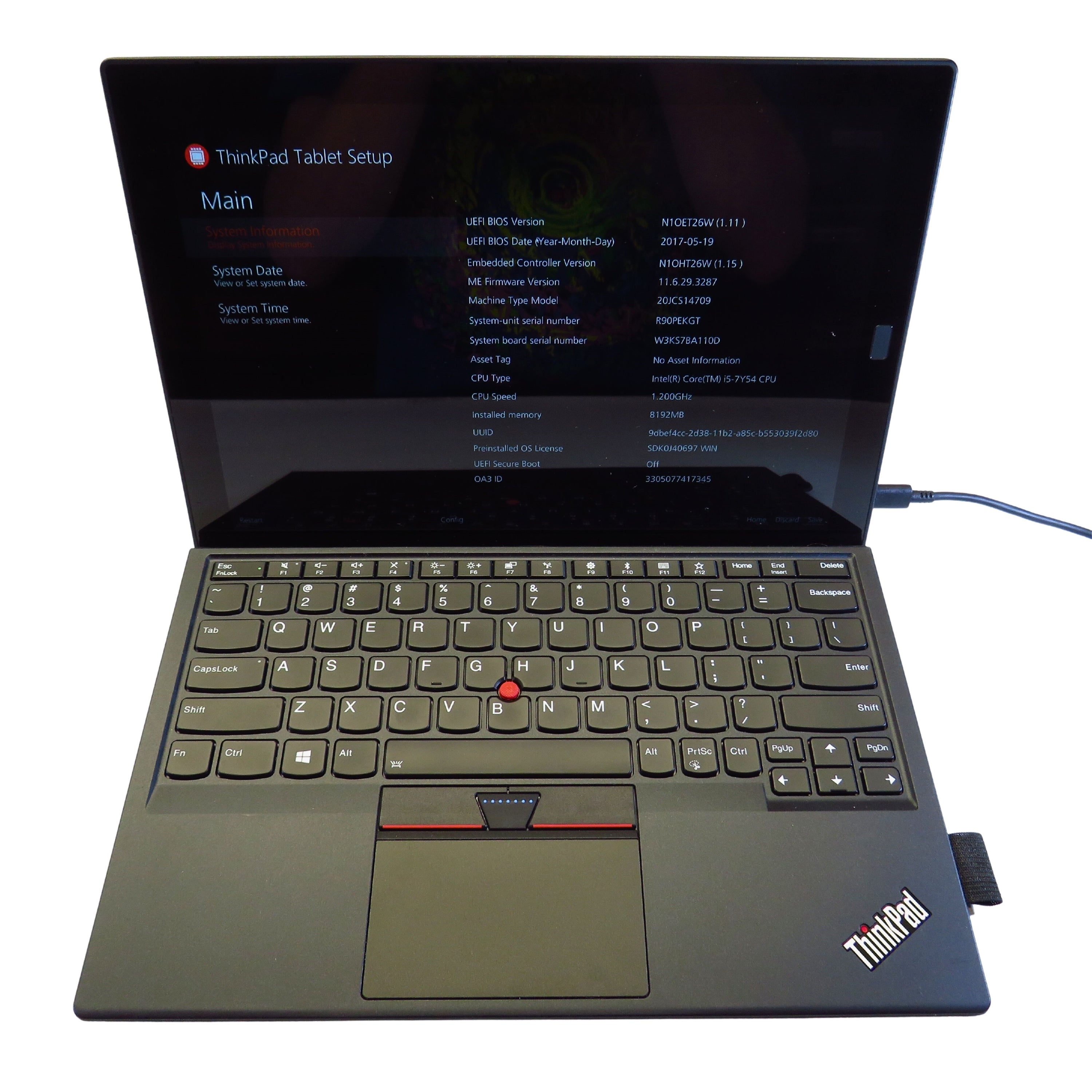 Lenovo ThinkPad X1 Tablet Gen 2 Core i5 7Y54 メモリ8GB SSD256GB ...